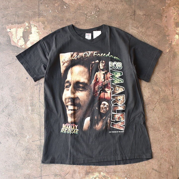 ボブ・マーリー Who The Cap Fit 両面オーバープリント Tシャツ 1997年 XL ヴィンテージ