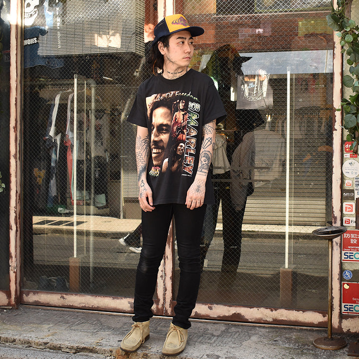 90's　Bob Marley/ボブ・マーリー "Who The Cap Fit" Tシャツ