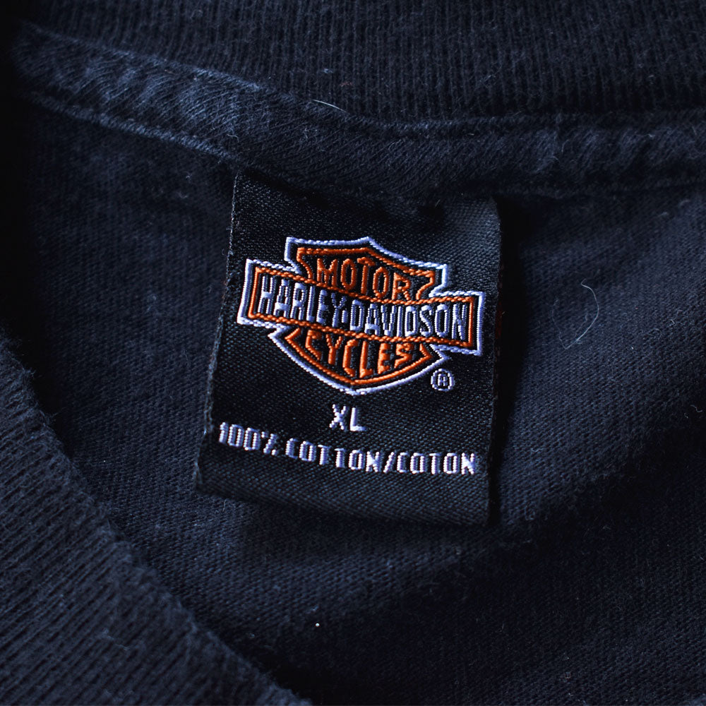 90’s　Harley-Davidson/ハーレーダビッドソン “WOLF” 両面プリント Tシャツ　230424H