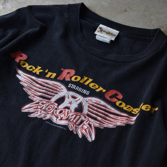 90’s　 Disney/ディズニー ”Rock'n'Roller Coaster starring Aerosmith” Tee　220730