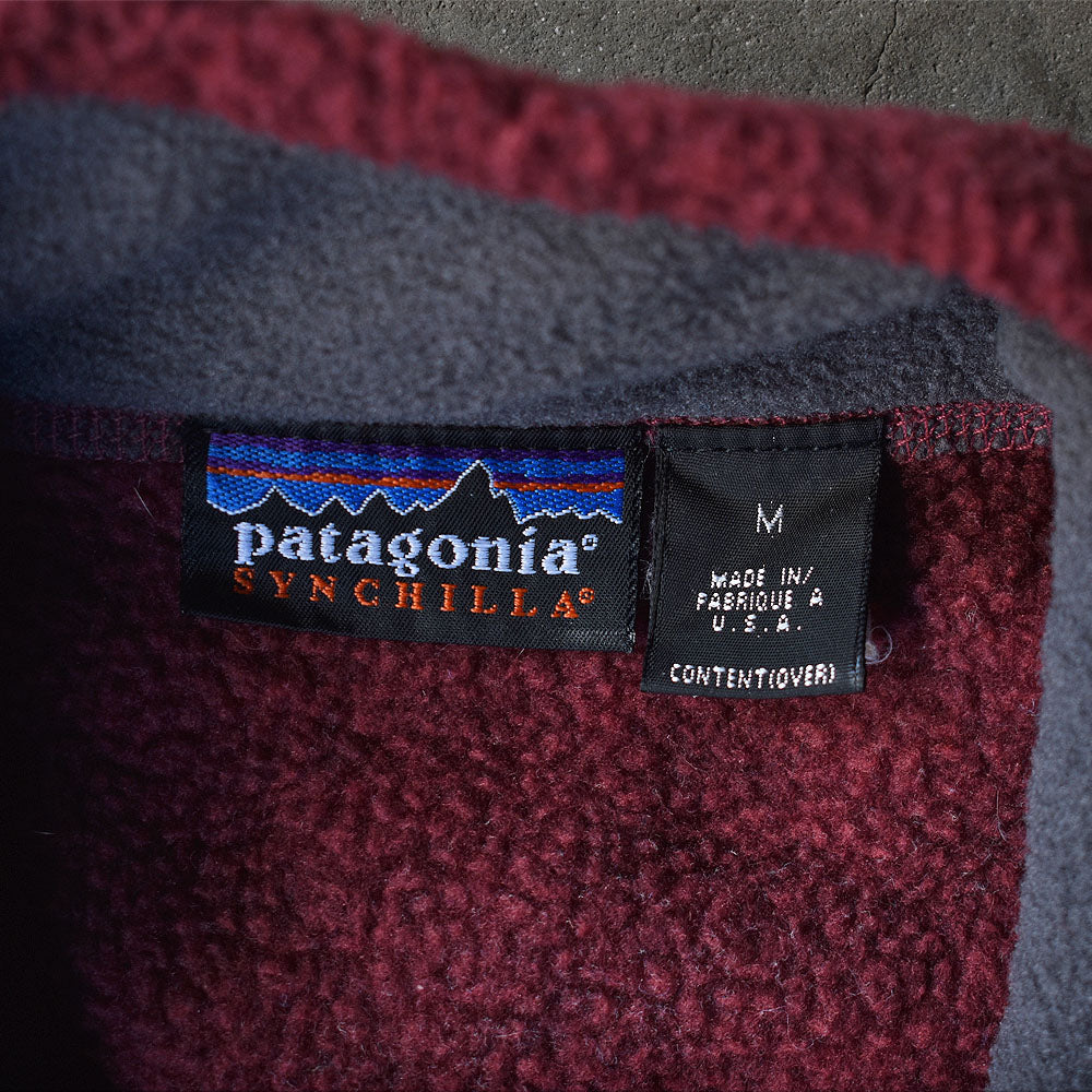 90's patagonia/パタゴニア シンチラ・スナップT プルオーバー