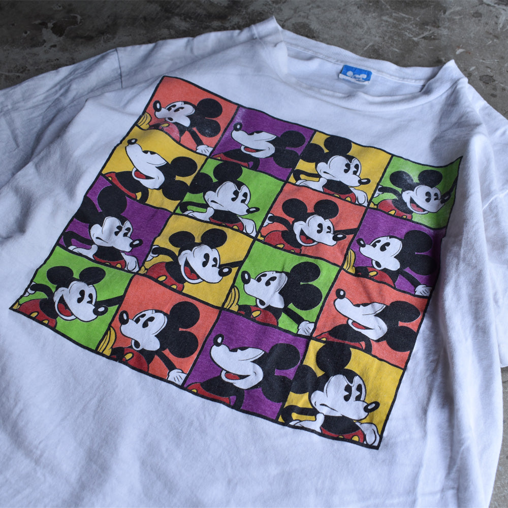 80’s　Disney/ディズニー ”a lot of Mickey” Tee　USA製　220602