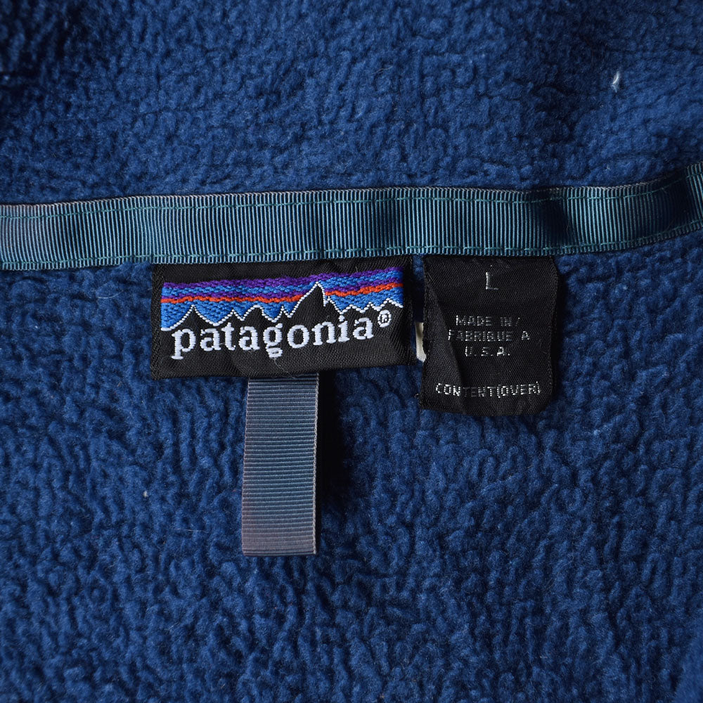 90’s　patagonia/パタゴニア 雪なしタグ フルジップ フリース ジャケット　USA製　221201