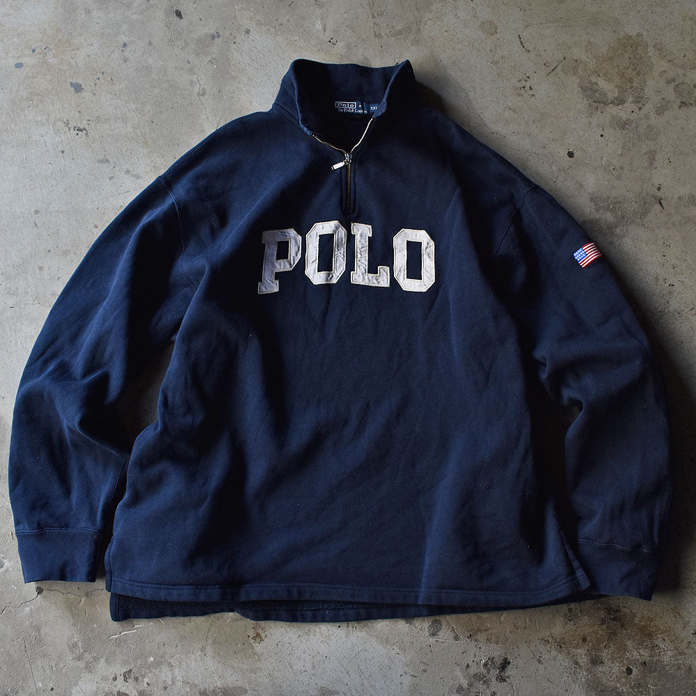 Polo Ralph Lauren/ポロ ラルフローレン “POLO” ハーフジップ スウェット　230307