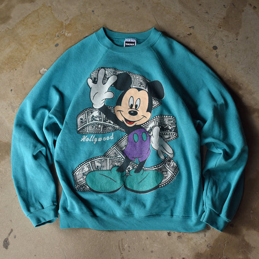 90's Disney/ディズニー “Mickey” スウェット USA製 230414