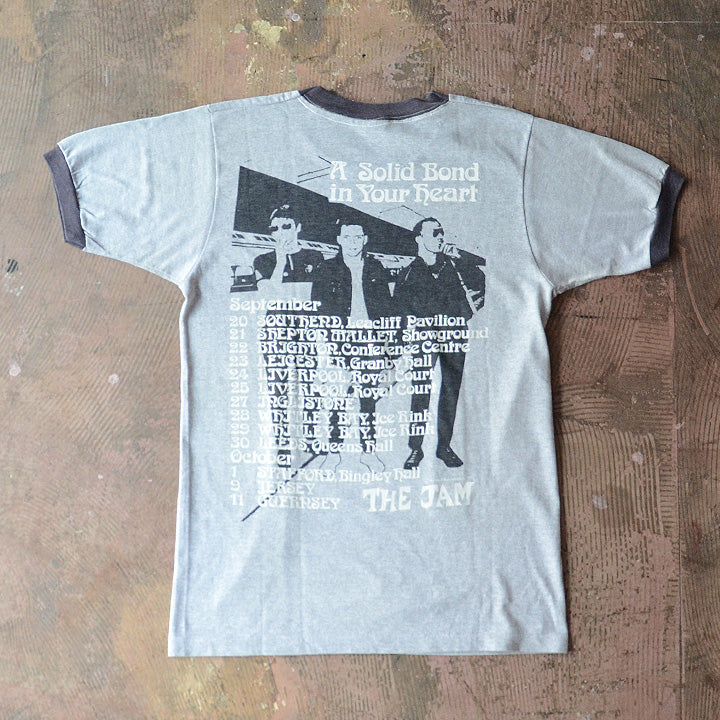 80's　The Jam　"A Solid Bond In Your Heart" ツアーTシャツ　コピーライト入り　