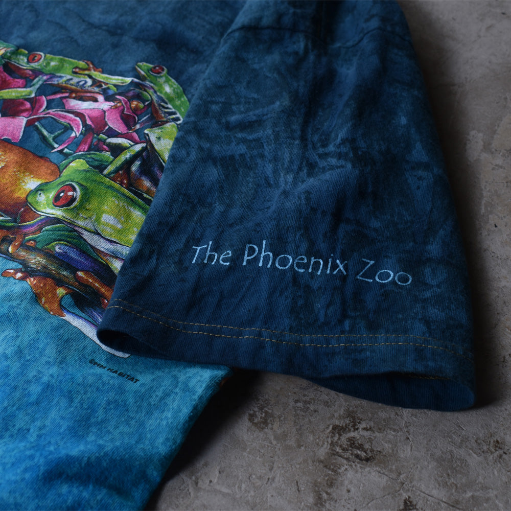 90's　The Phoenix Zoo “frog” アニマルプリントTee　220804