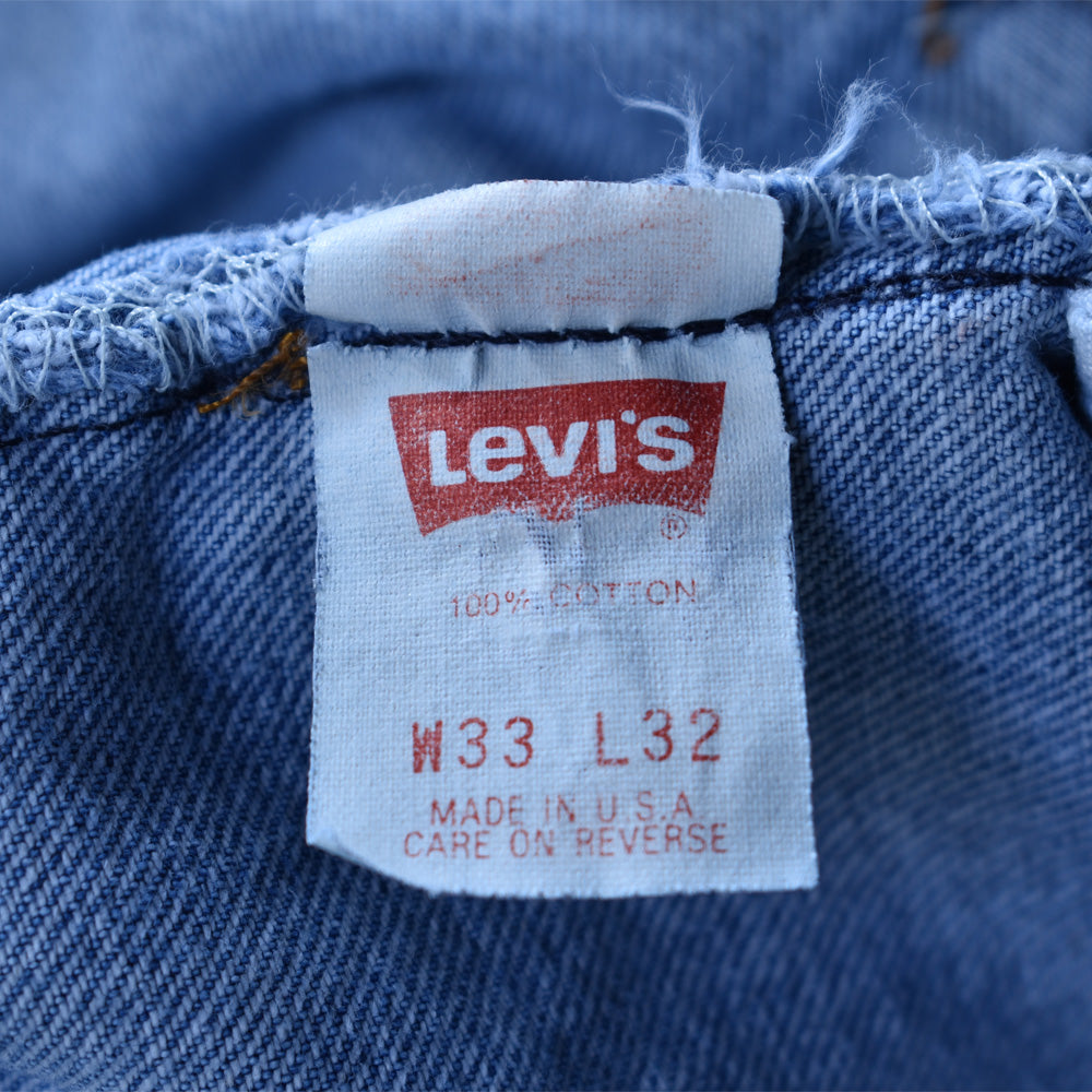 501 Levis careタグ USA W33