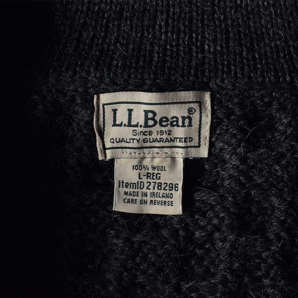 L.L.Bean/エルエルビーン ドライバーズニット フルジップ アラン