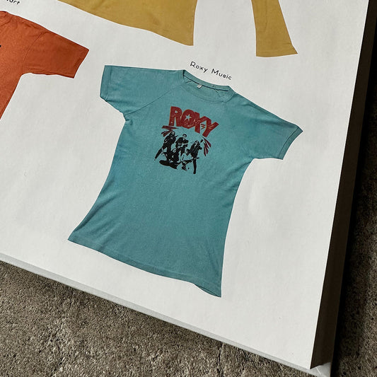 70's　Roxy Music/ロキシー・ミュージック Tee　"Couleurshirt掲載"　230110HYY