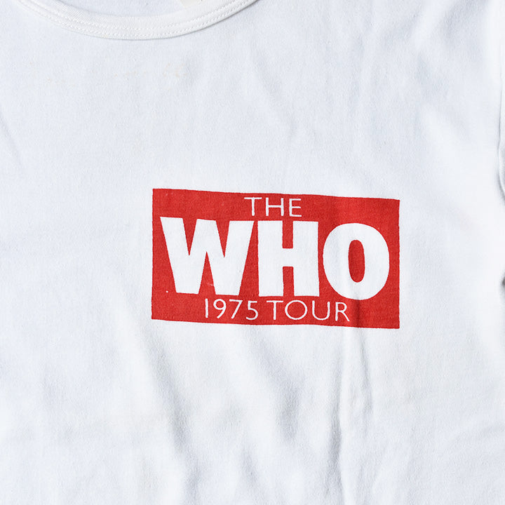 70's THE WHO/ザ・フー 1975ツアーTシャツ ヨーロッパ製 – LABORATORY®