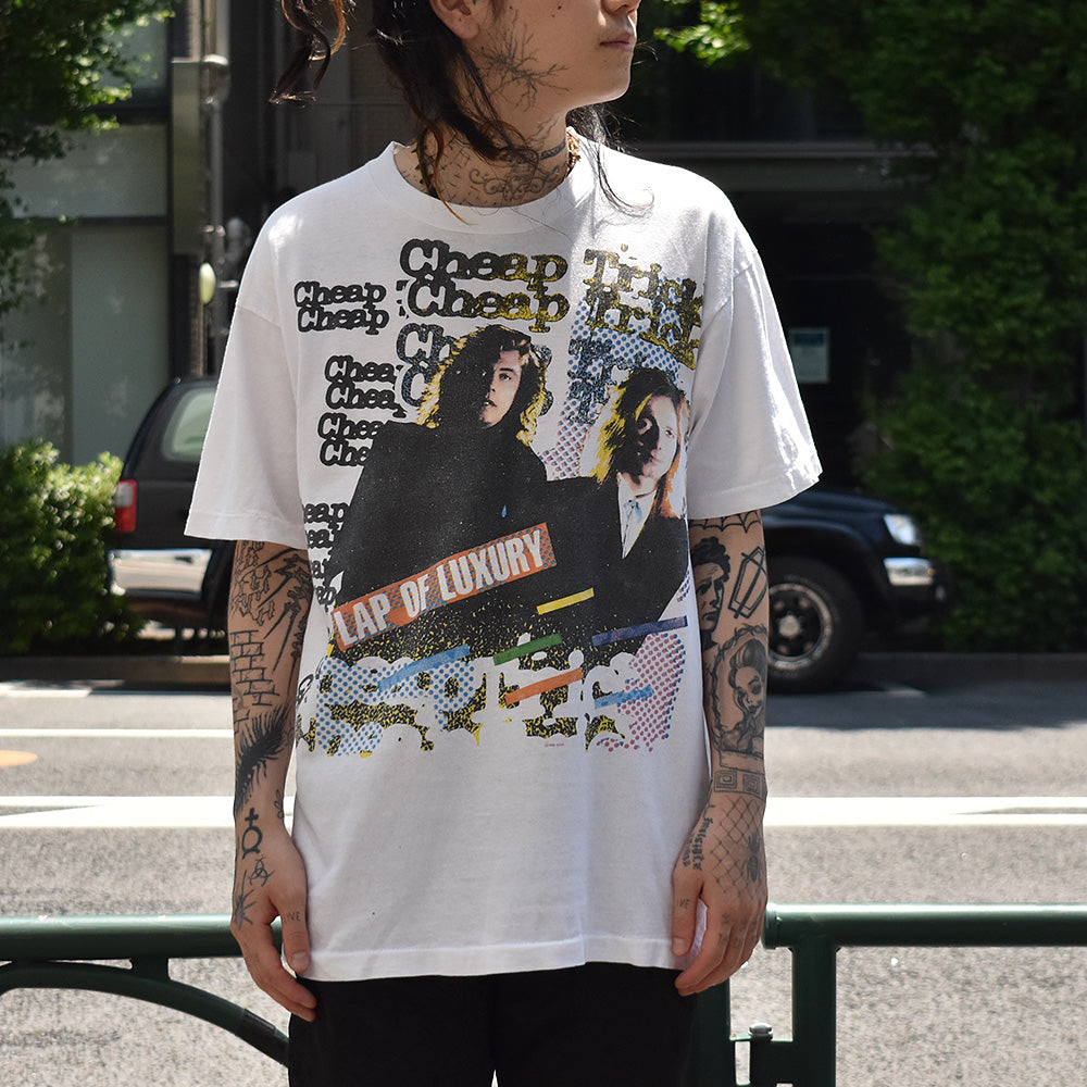 80's　Cheap Trick /チープ・トリック　"Lap of Luxury" Tee　220525H