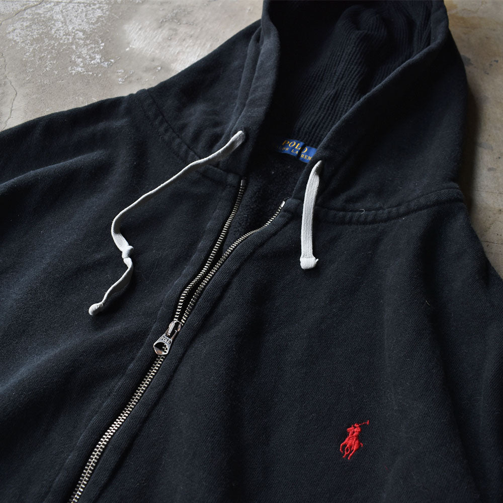 Polo Ralph Lauren/ポロ ラルフローレン 3XLサイズ！ BLK フルジップパーカー　230326