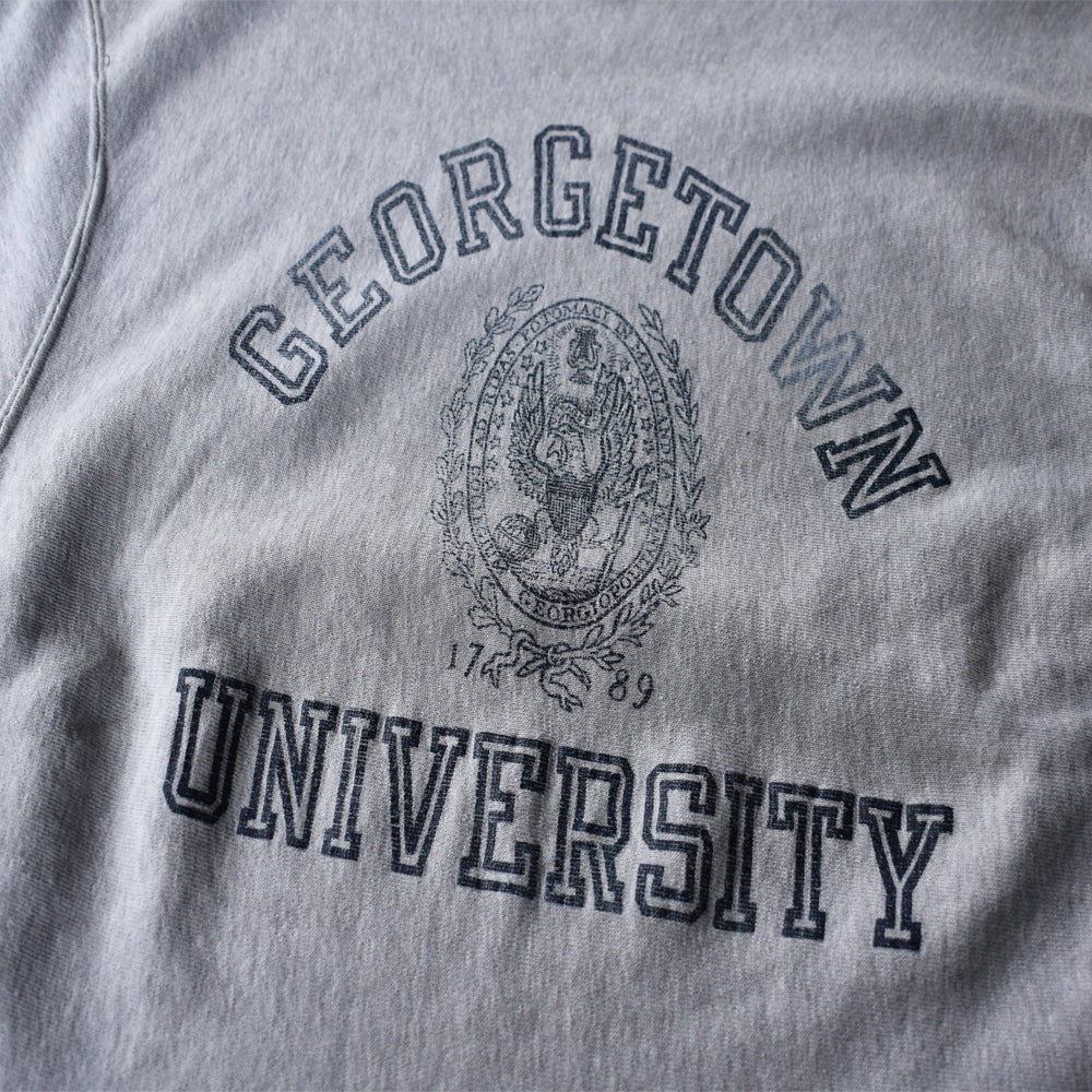 90's　mvp “Georgetown University” 雰囲気◎ リバースタイプ スウェット　USA製　230125