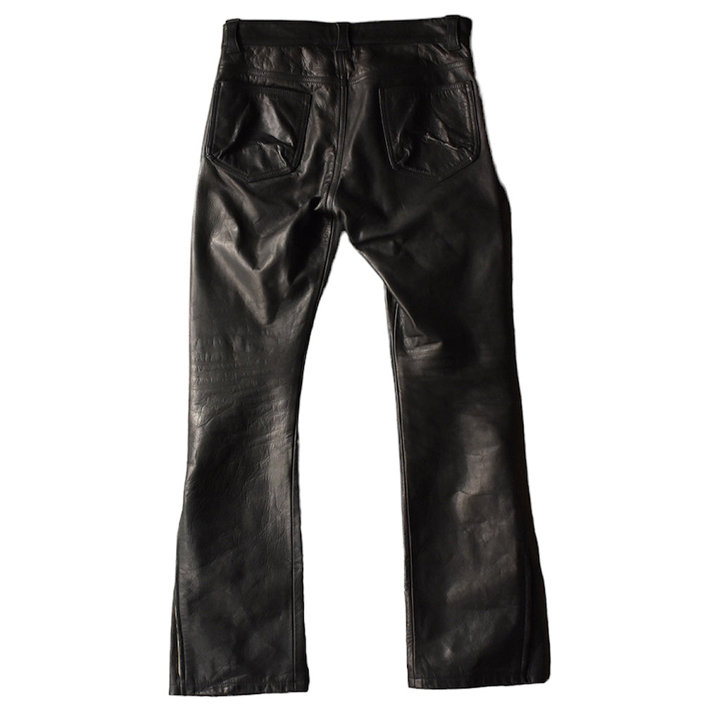 blackmeans　Flare Horse Leather pants　945-77TP179-1　221026H