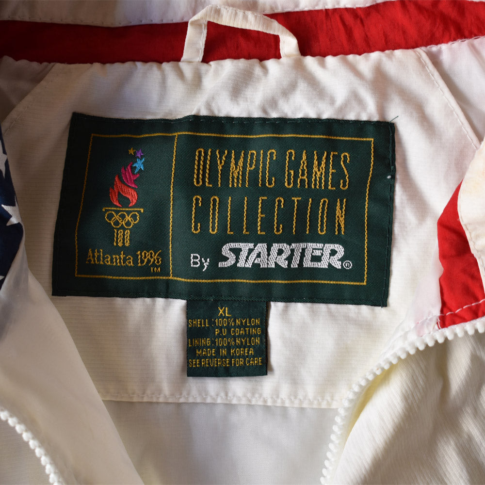 90's　Atlanta Olympics/アトランタオリンピック USAチーム STARTER プルオーバー ナイロンジャケット　221107