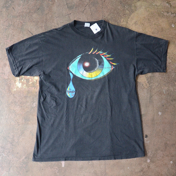 The Stranglers バンド tシャツ ストラングラーズ90s usa製 The Stranglers ストラングラーズ eye ロックT 90s ブラック