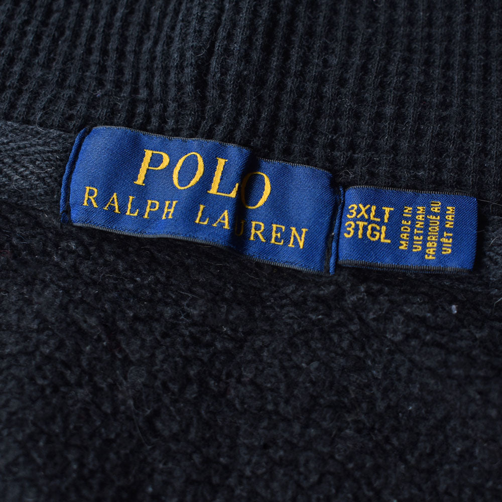 Polo Ralph Lauren/ポロ ラルフローレン 3XLサイズ！ BLK フルジップパーカー　230326