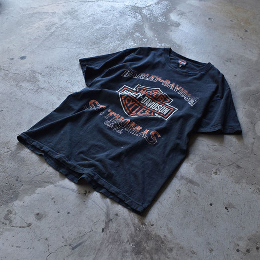 Y2K　Harley-Davidson/ハーレー・ダビッドソン 両面プリント Tシャツ　230418H