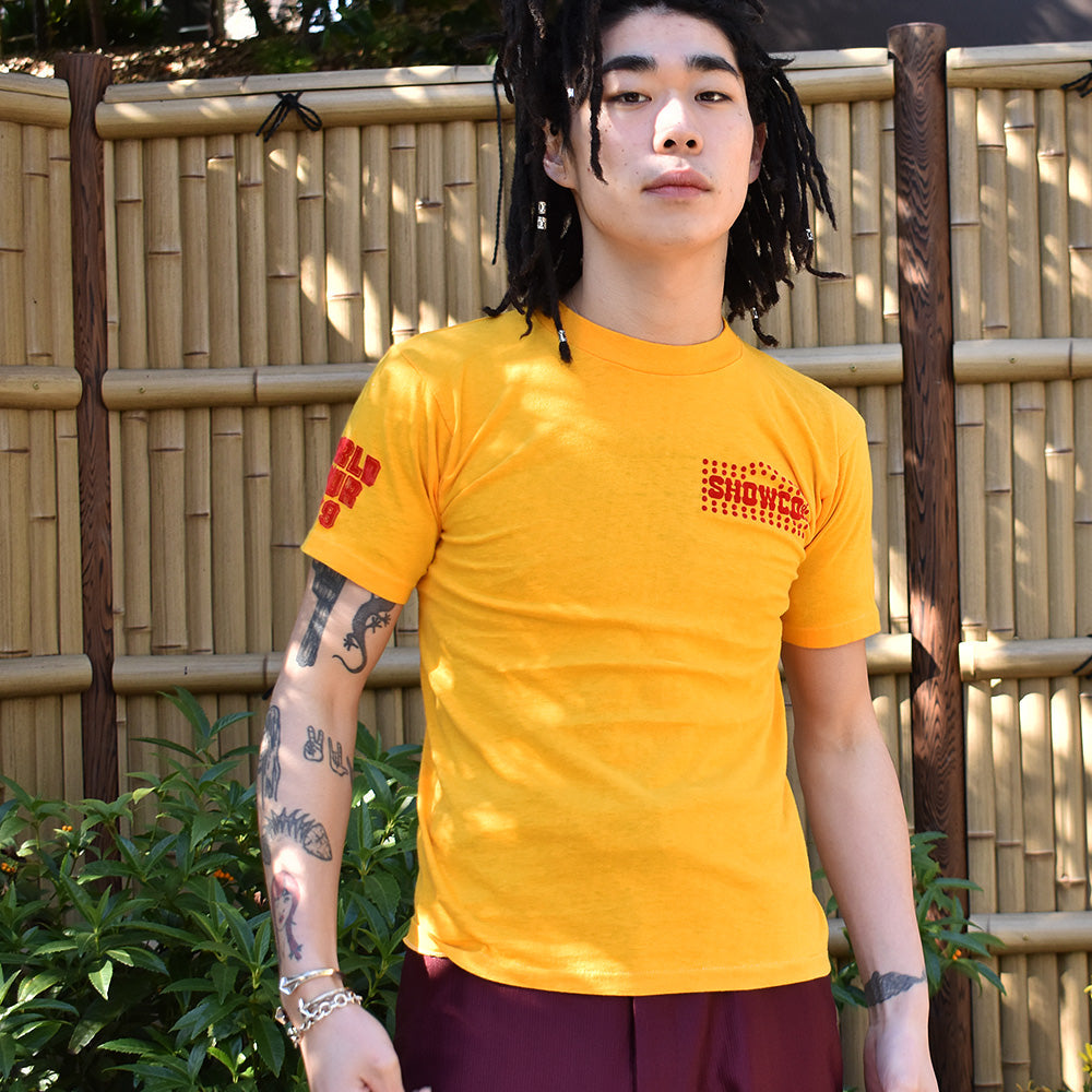 70's　SHOWCO　The Jacksons "1979 World Tour" Tee　"Couleurshirt掲載" 230112HY33