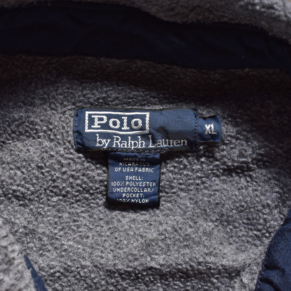 90’s　Polo Ralph Lauren/ポロ ラルフローレン フリース スイングトップジャケット　230413