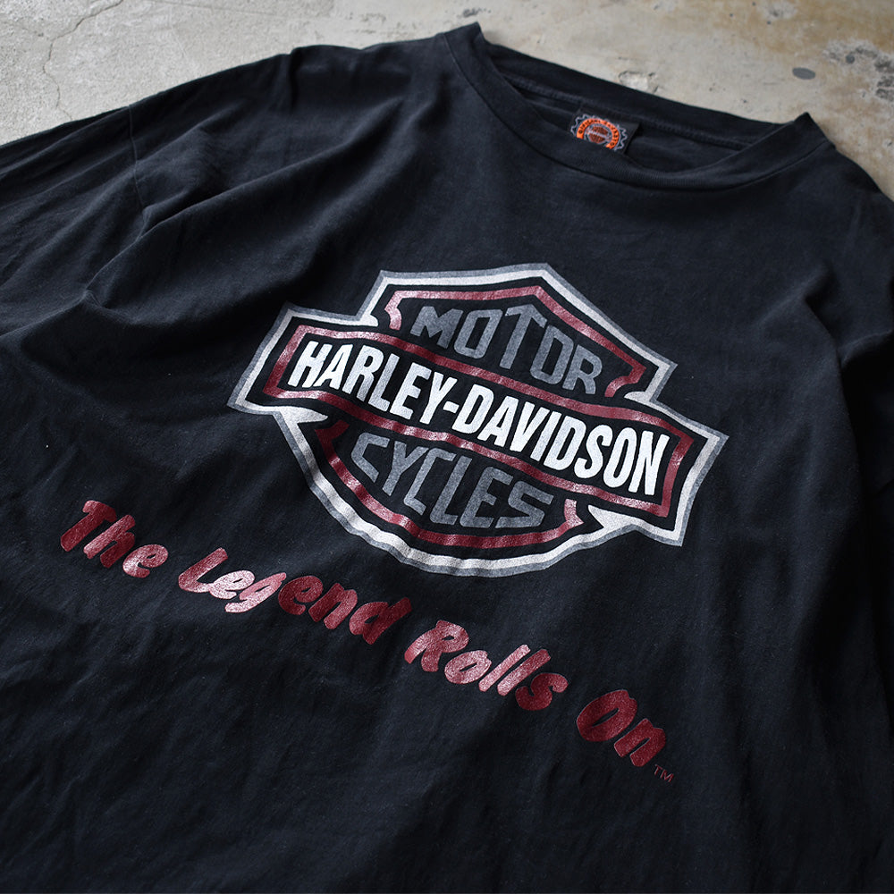 Y2K　Harley Davidson/ハーレー・ダビッドソン logo Tee　USA製　220709