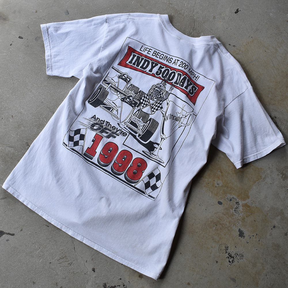 90's　“INDY500” レーシングTee　220820