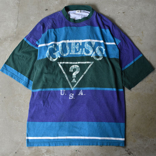 90's GUESS オールドタグ ロゴ Tシャツ USA製 220719