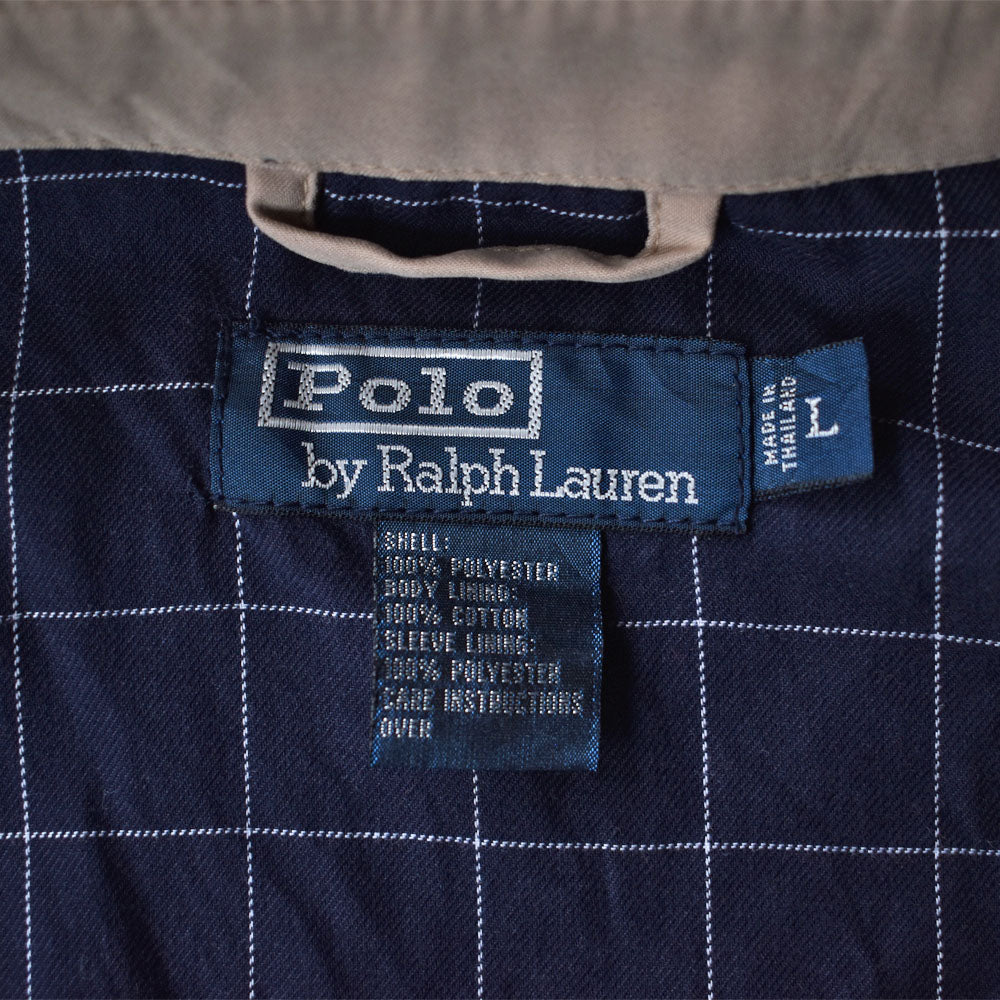 90's　Polo Ralph Lauren/ポロ ラルフローレン チェックライナー スイングトップジャケット　230313