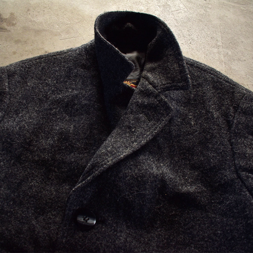 90's　HARRIS TWEED/ハリスツイード ロング ウールチェスターコート　230113