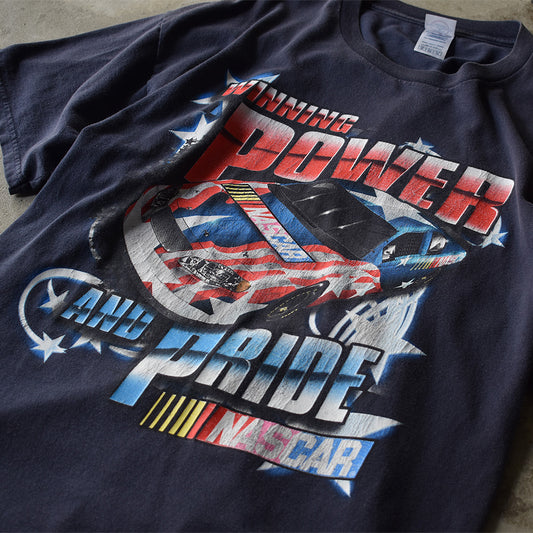 90’s NASCAR “WINNING POWER AND PRIDE” レーシング Tシャツ 220727