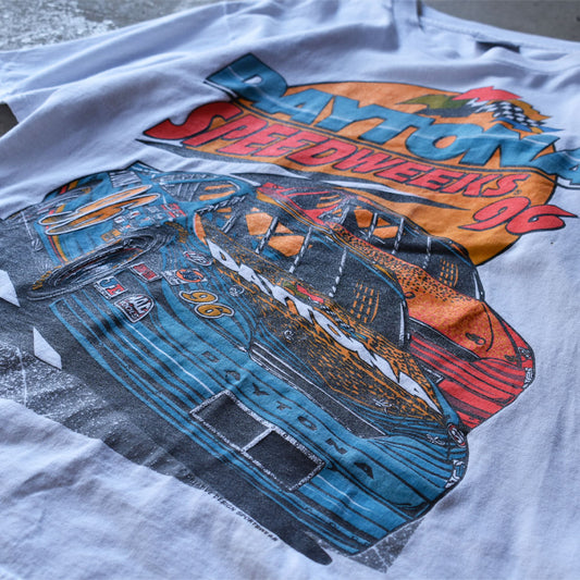 90’s “DAYTONA SPEEDWAY ’96” レーシング Tシャツ USA製 230418