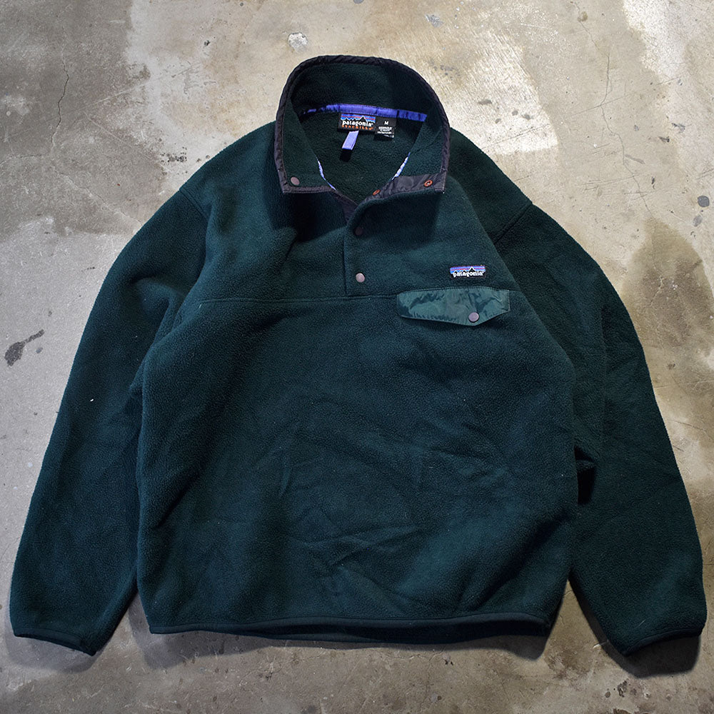 90's　patagonia/パタゴニア シンチラ・スナップT プルオーバー フリース　230215