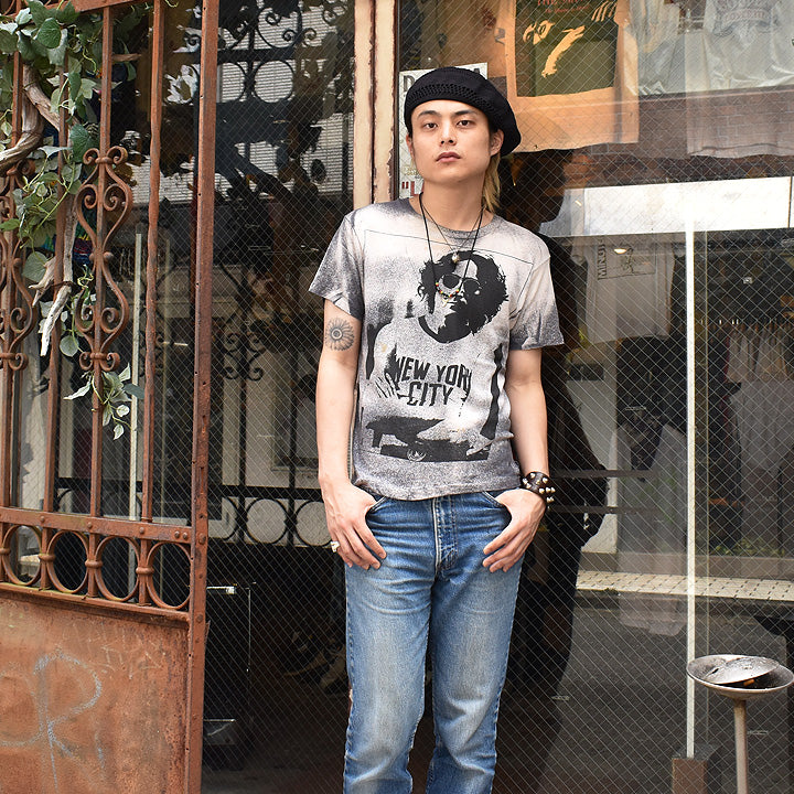 80's～　John Lennon/ジョン・レノン　ブリーチ　フォト Tシャツ　210818