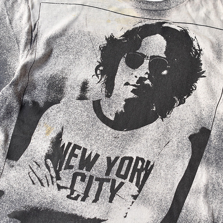 80's～　John Lennon/ジョン・レノン　ブリーチ　フォト Tシャツ　210818