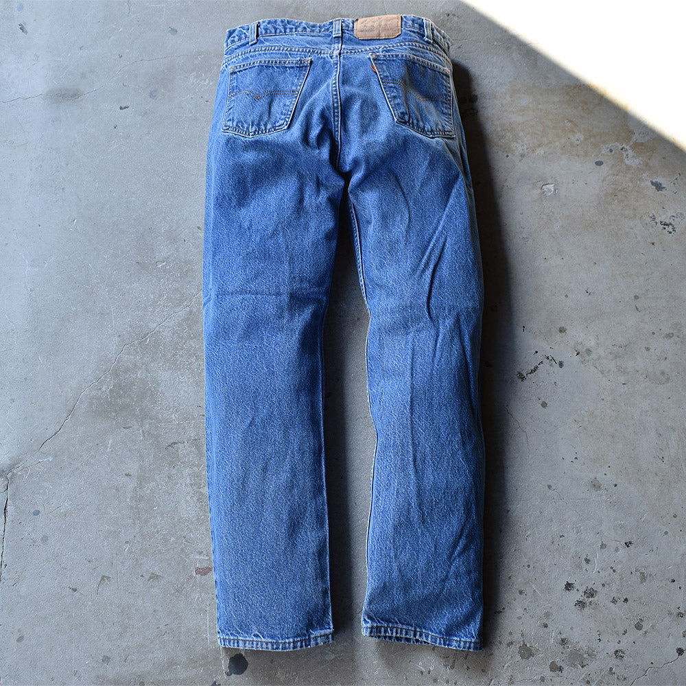 リーバイス Levi's 505 REGULAR FIT STRAIGHT LEG オレンジタブ テーパードジーンズ デニムパンツ レディースL(w29) /eaa369267