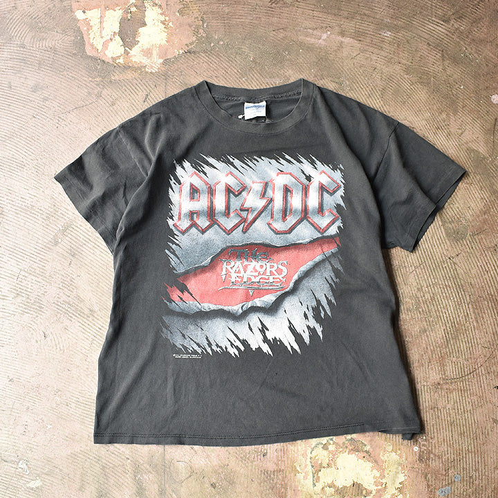 エーシー・ディーシー The Razors Edge ジャケットプリント ツアーTシャツ 1990年 XL ヴィンテージ