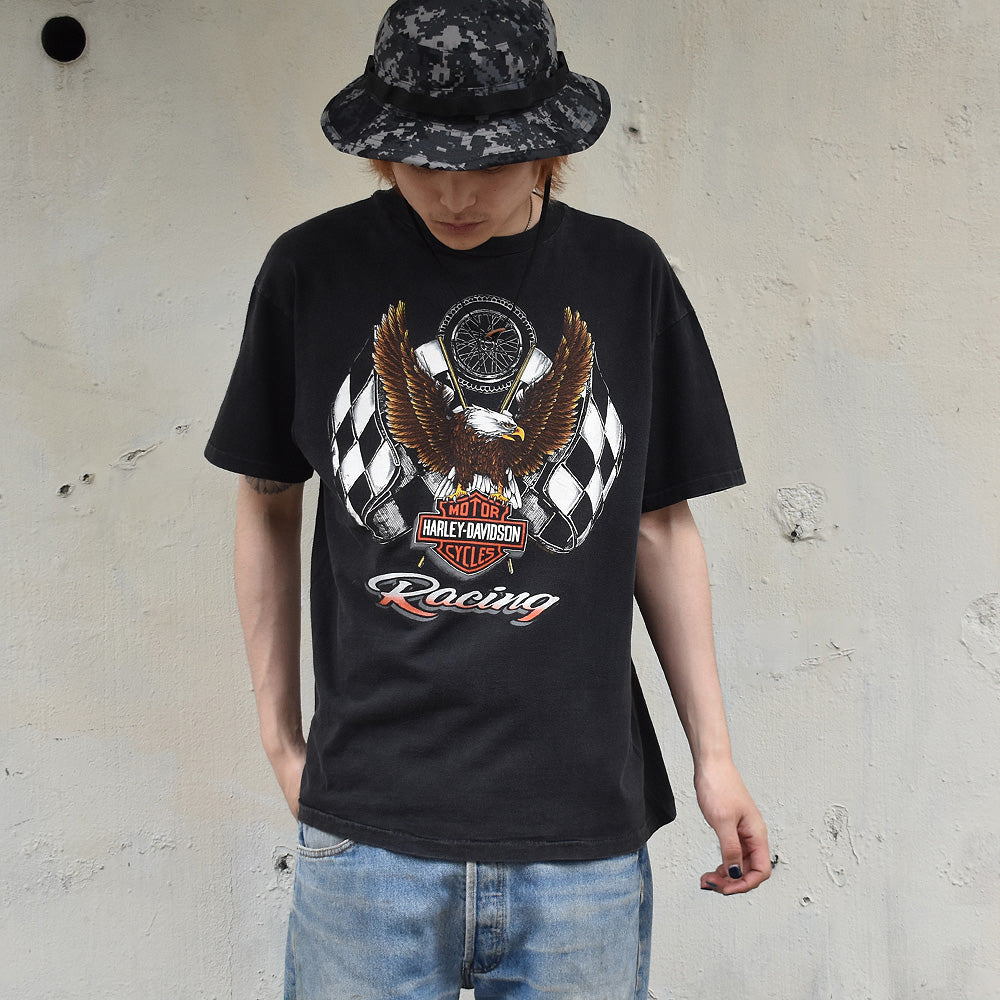 90's　Harley-Davidson/ハーレーダビッドソン イーグル！Tee　220619H