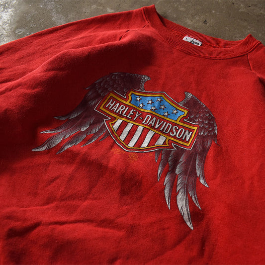 80’s Harley-Davidson 両面プリント スウェット USA製 230307H