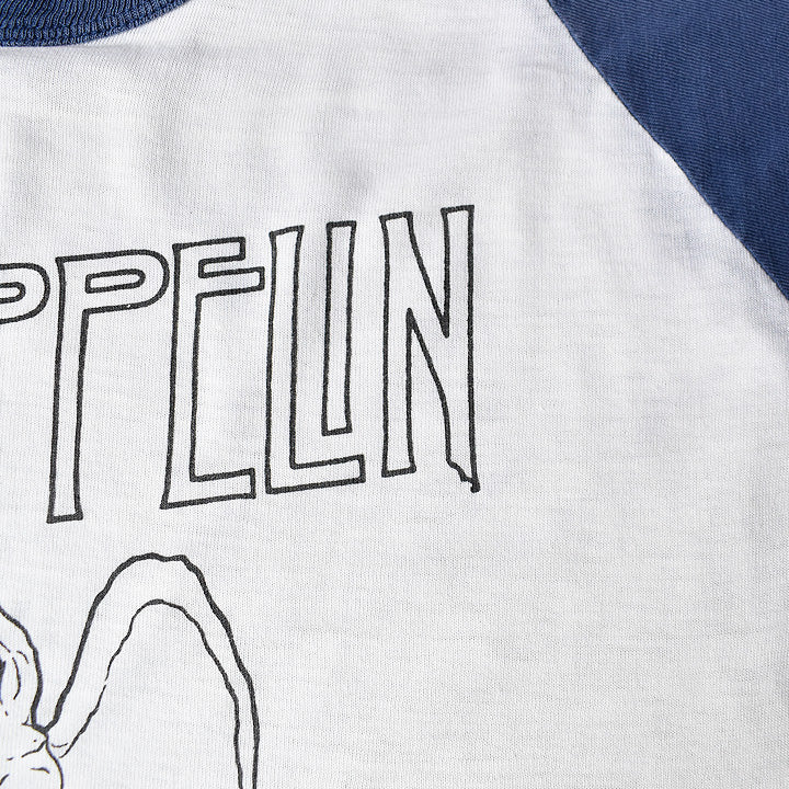 70's LED ZEPPELIN / レッド・ツェッペリン "UNITED STATES OF AMERICA 1977" ラグランTシャツ USA製　 210926