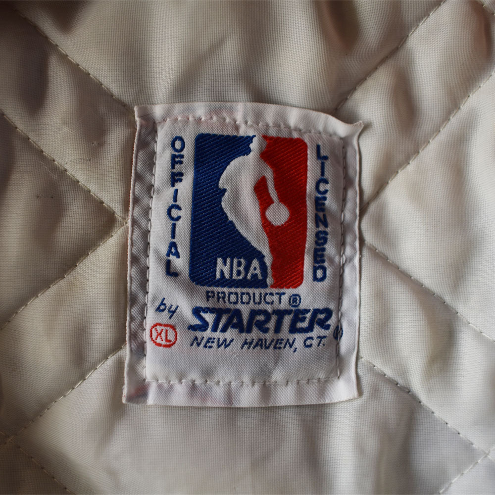 80's　STERTER "NBA Nets/ネッツ" スタジャン アワードジャケット　USA製　230103