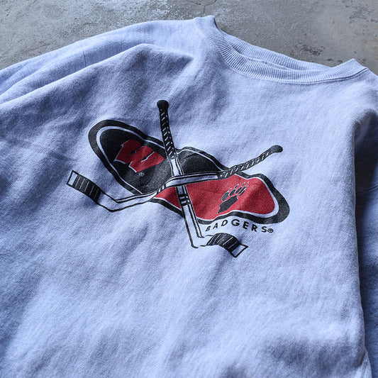 90's Champion/チャンピオン “BADGERS” RWスウェット 230124