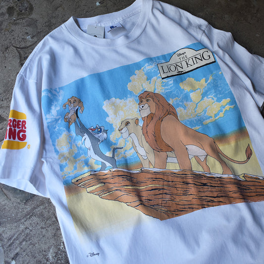 90's Disney "Lion King / BURGER KING" 企業 アニメ Tシャツ USA製 220614H