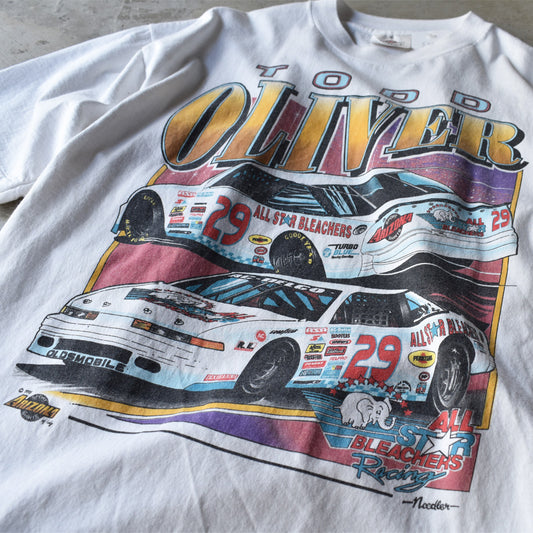 90's　“TODD OLIVER” レーシング Tee　USA製　220627