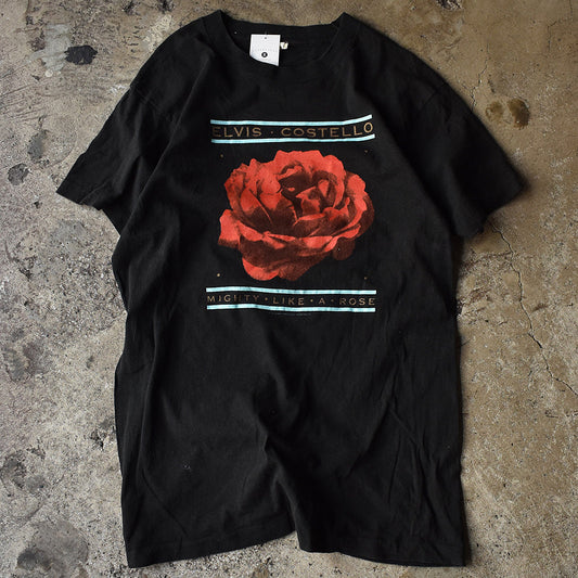90's Elvis Costello "Mighty Like a Rose" ロック Tシャツ 220820H