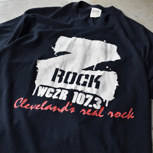 80's　 ”Z ROCK WCZR 107.3” ラジオ Tee　USA製　220705