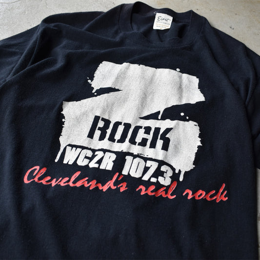 80's ”Z ROCK WCZR 107.3” ラジオ Tee USA製 220705