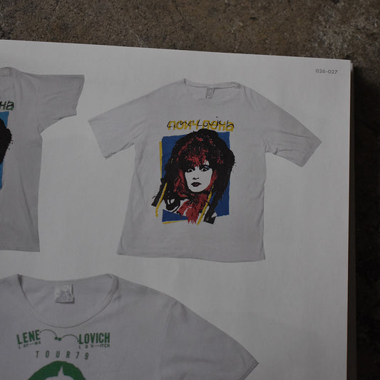 80's　Lene Lovich/リーナ・ラヴィッチ　"What Will I Do Without You" Tee　"Couleurshirt掲載"　230218HYY