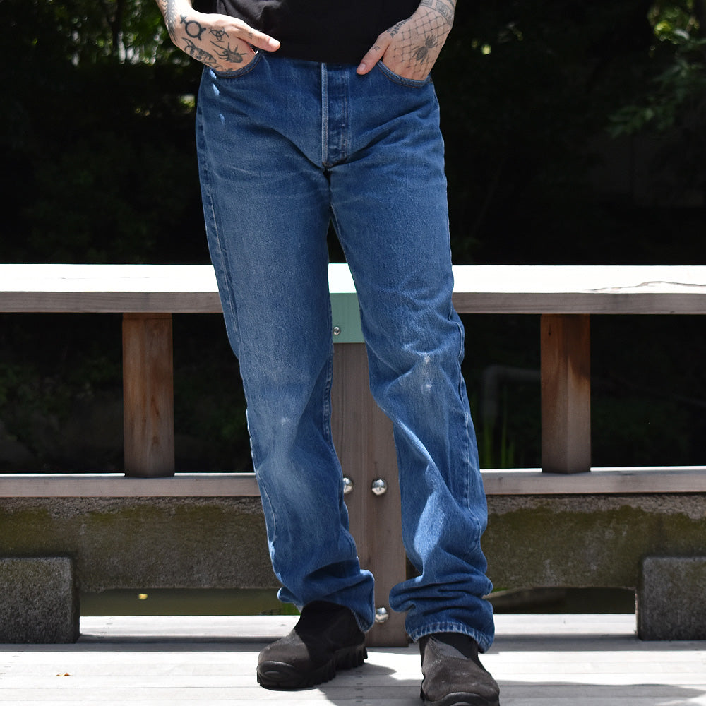 80's　Levi's/リーバイス　1501-0117　インディゴデニムパンツ　USA製　220728H