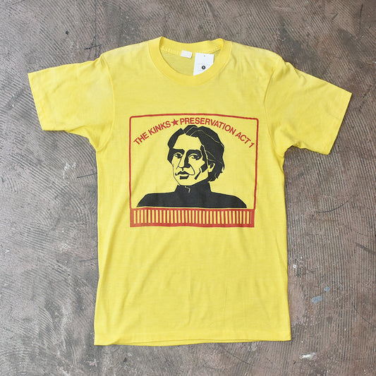 70's The Kinks " Preservation/プリザヴェイション第一幕" ロック Tシャツ